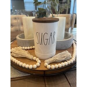 Rae Dunn Sugar Cellar Canister Jar Kitchen Decor Farmhouse Brand New Never Used